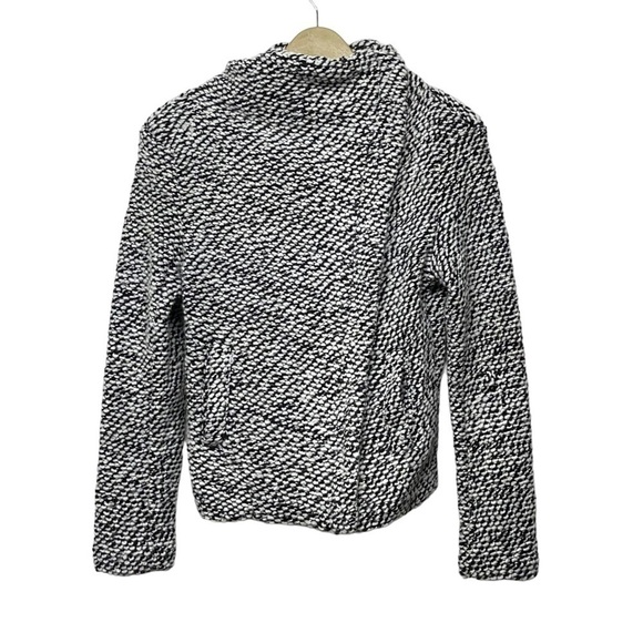 Blank NYC Black White Knit Friend Zone Jacket Size Small Outdoor Travel Fall - Picture 1 of 7
